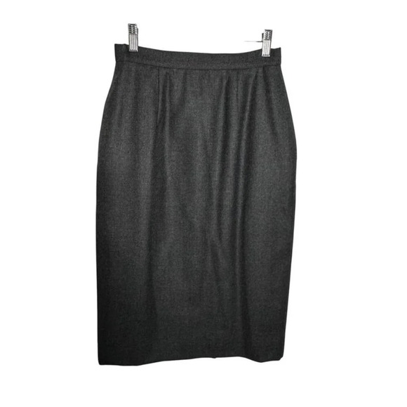 Brooks Brothers Gray Wool Pencil Skirt size 6 Vintage New without tags - Picture 1 of 8